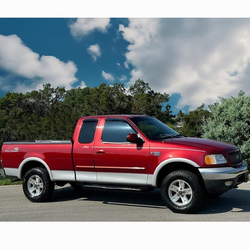 Darodcar Side Window Visors Window Shade Rain Guards Vent Deflectors Fit Ford F150 1997-2003, F250 Light Duty Super Cab 1997-1999, 4PCS 94808 - Image 2